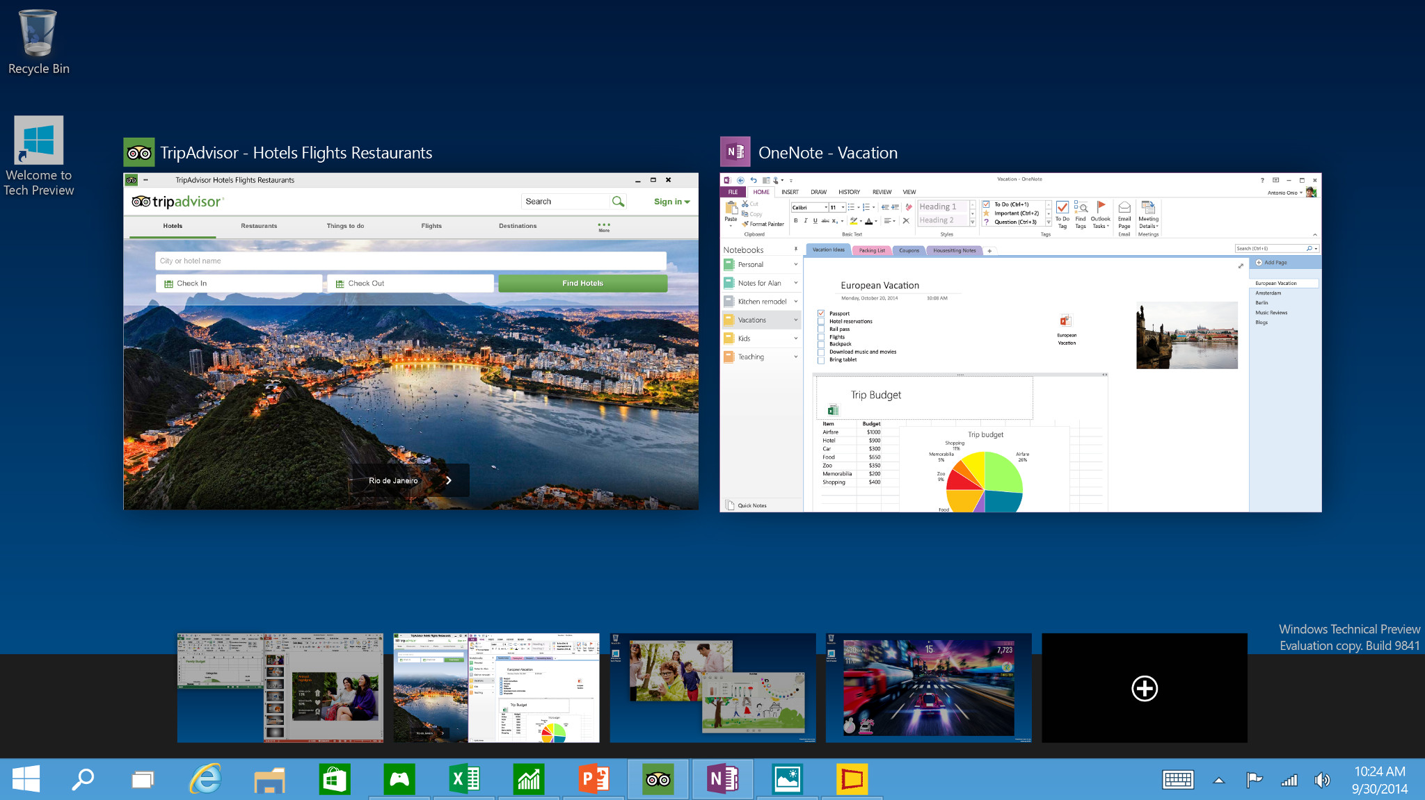 Windows 10 Virtual Desktop Preview