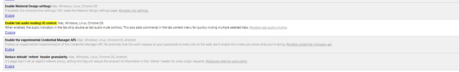 Enable Tab Audio Muting