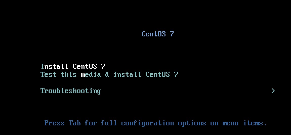 Install CentOS 7 on Boot
