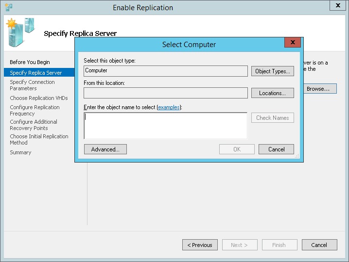 Specify Replica Server