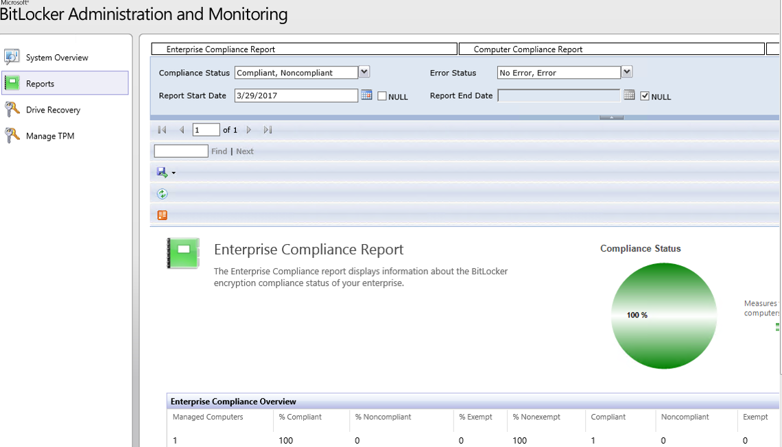 Protecting Data At Rest with MBAM